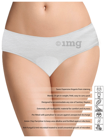 Prowee-M Menstruation/Period Panty with Absorbent Pad Small: Buy