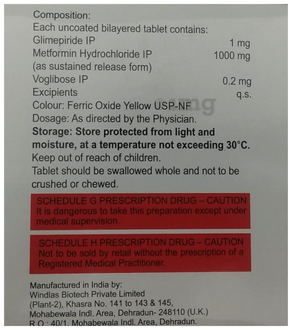 Glimisave MV 1F Tablet SR