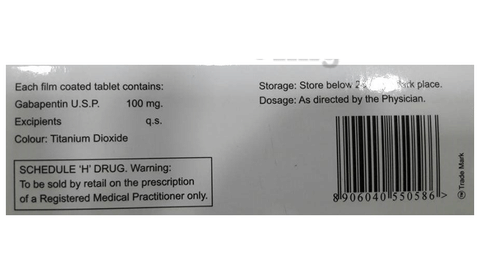 Gabalent 100 Tablet image