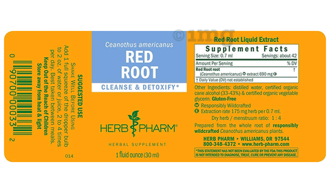 Herb Pharm Red Root Cleanse & Detoxify image