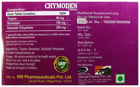 Chymoden Tablet