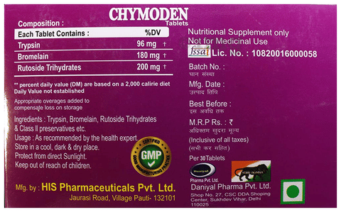 Chymoden Tablet image Chymoden Tablet image