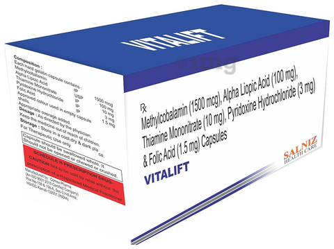 Vitalift Capsule: View Uses, Side Effects, Price and Substitutes | 1mg