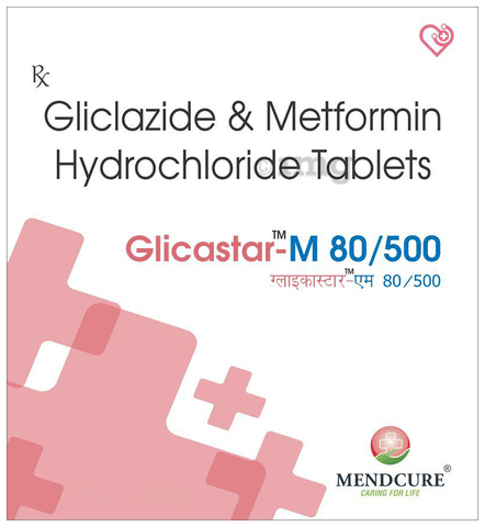 Glicastar-M 80/500 Tablet image