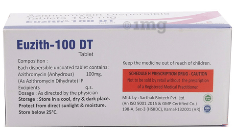 Euzith 100 DT Tablet image