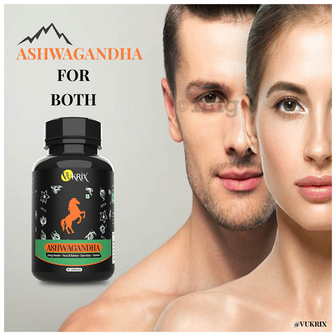 Vukrix Ashwagandha Capsule (90 Each) 8