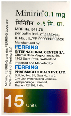 Minirin 0.1mg Tablet image