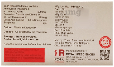 Rosaclav-LB Tablet image