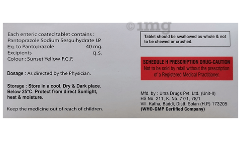 Pantosnap 40 Tablet image Pantosnap 40 Tablet image