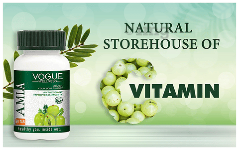 Vogue Wellness Amla Tablet image Vogue Wellness Amla Tablet image