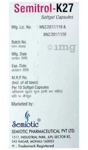 Semitrol-K27 Softgel Capsule image