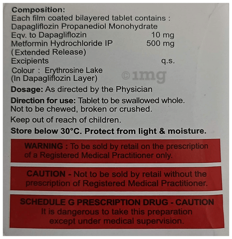 Dapaease M Tablet ER image