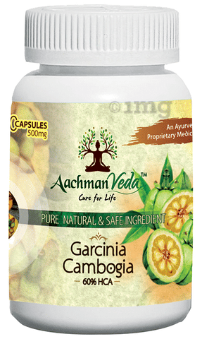 Aachman Veda Garcinia Cambogia 500mg 60% HCA Weight Loss ...
