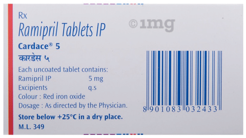 Tab on sale cardace 5mg
