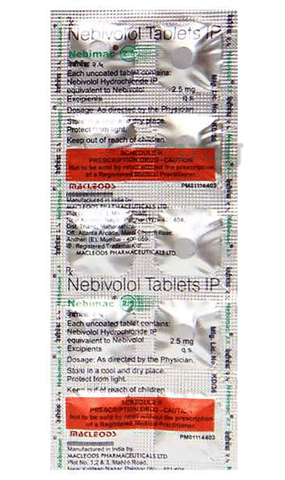 Nebimac 2.5mg Tablet image