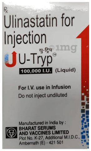 U Tryp 100000IU Injection image U Tryp 100000IU Injection image