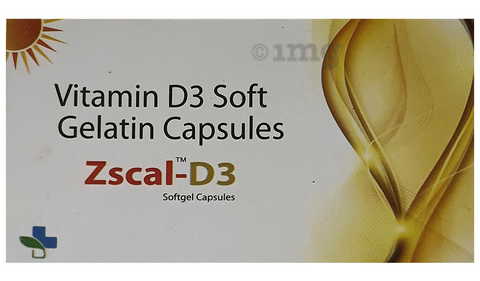 Zscal-D3 Softgel Capsule image