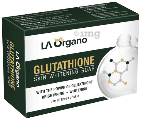 LA Organo Glutathione Skin Whitening Soap: Buy box of 100.0 gm Soap at best price in India | 1mg LA Organo Glutathione Skin Whitening Soap: Buy box of 100.0 gm Soap at best price in India | 1mg