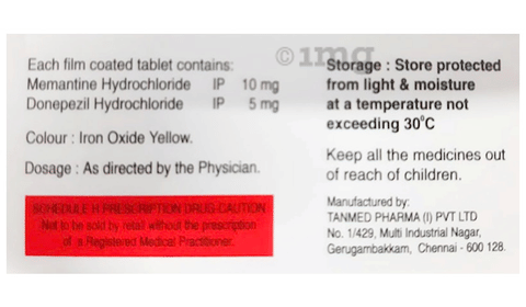 Donamind M 5mg/10mg Tablet image Donamind M 5mg/10mg Tablet image