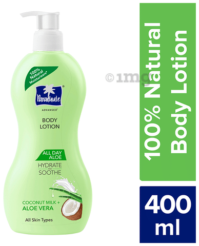 Ballade gå Brink Parachute Advansed Body Lotion Coconut Milk & Mint Extract Refresh: Buy  bottle of 400 ml Lotion at best price in India | 1mg