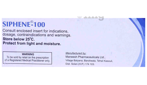 Siphene 100 Tablet image