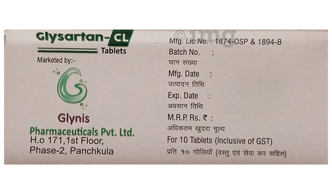 Glysartan-CL Tablet image