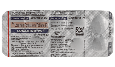 Losakind 25 Tablet image