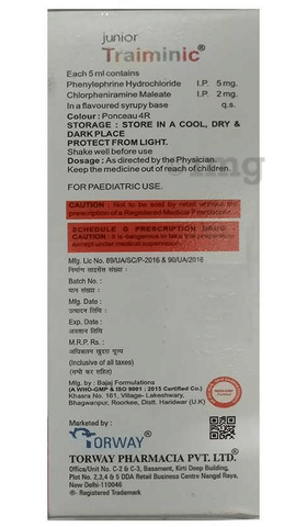 Junior Traiminic Syrup image