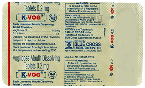K-Vog 0.2mg Tablet MD image K-Vog 0.2mg Tablet MD image