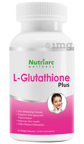 Nutriarc Wellness L-Glutathione Plus Softgel Capsule: Buy bottle of 60.0  soft gelatin capsules at best price in India