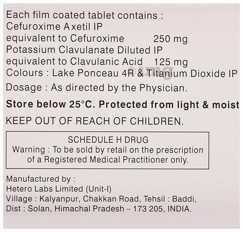 Cetil-CV 250 Tablet image