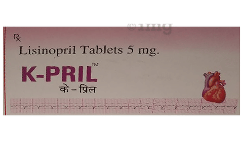 K Pril 5mg Tablet image K Pril 5mg Tablet image