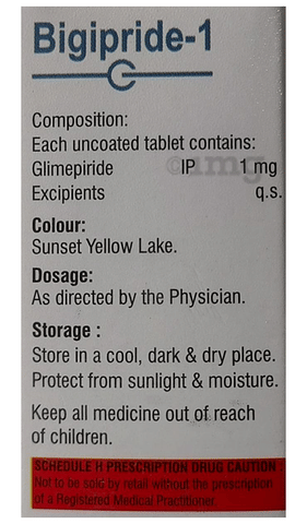 Bigipride 1 Tablet image