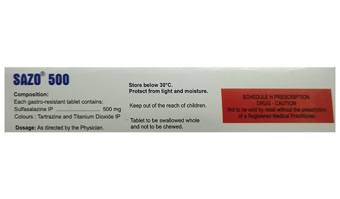 SazO 500 Tablet image