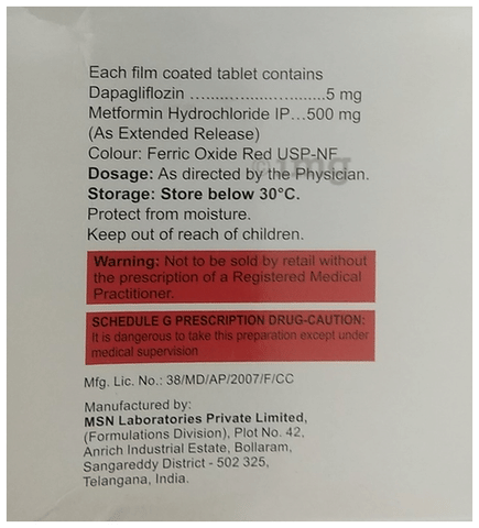 Gluxit M 5 Tablet ER image