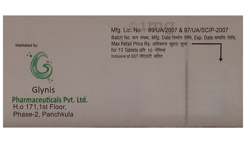 Glyrova CV 10 Tablet image