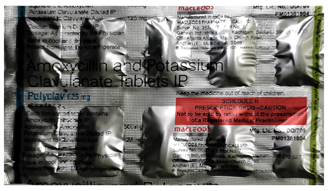 Polyclav 625mg Tablet image