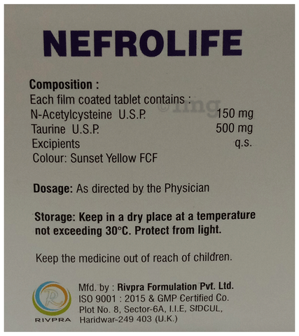 Nefrolife Tablet image Nefrolife Tablet image