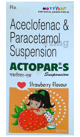 Actopar-S Oral Suspension Strawberry