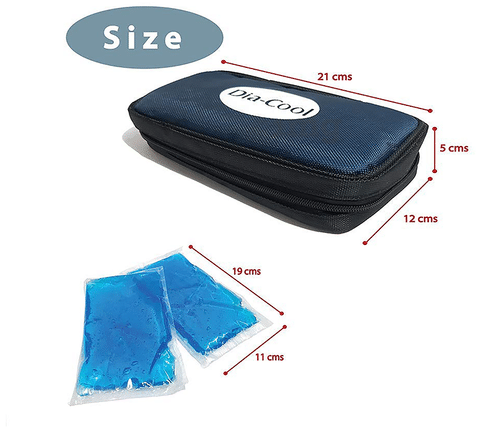 Amazon.com: MEDMAX Insulin Cooler Travel Case with 2 Ice Packs - Portable  Water Resistant Insulated Diabetic Medication Organizer Carrying Cooling Bag  for Insulin Pen and Other Diabetic Supplies (Black) : Health & Household