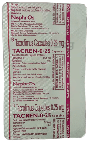 Tacren 0.25 Capsule image