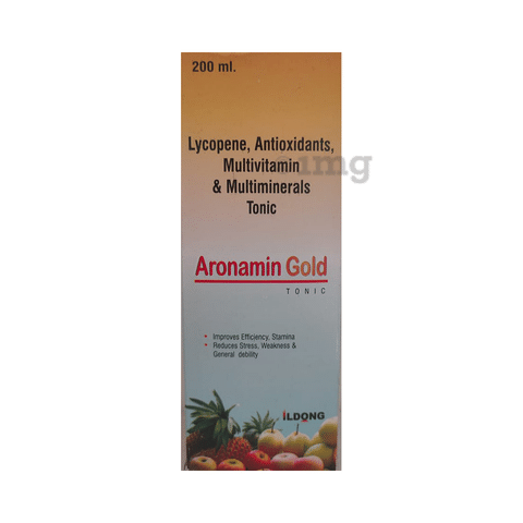 Aronamin Gold Tonic Buy Bottle Of 0 Ml Syrup At Best Price In India 1mg