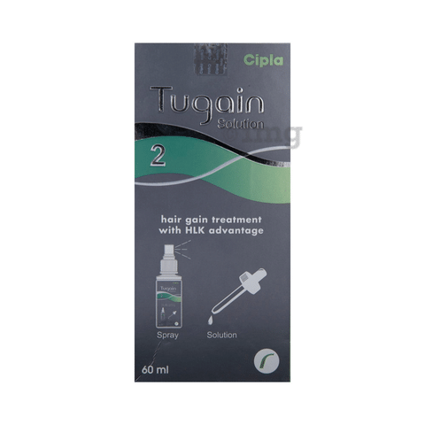 Tugain 2% Solution: View Uses, Side Effects, Price and Substitutes | 1mg Tugain 2% Solution: View Uses, Side Effects, Price and Substitutes | 1mg
