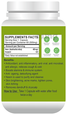 Globyherbs Neem Capsule image Globyherbs Neem Capsule image