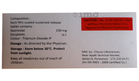 Nurestat 150SR Tablet image