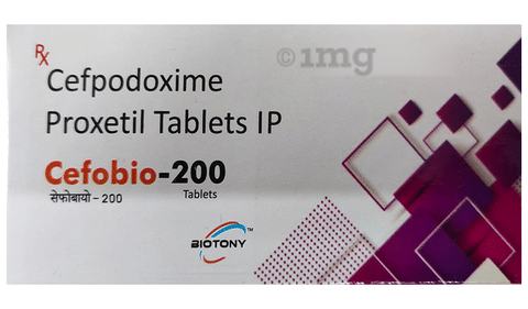 Cefobio 200 Tablet image Cefobio 200 Tablet image