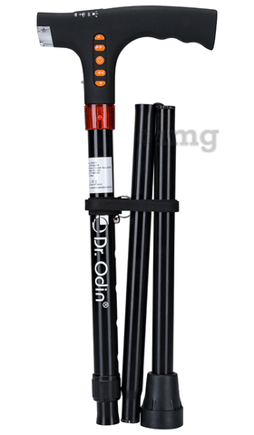 Buy Dr. Odin Walking Stick (SOS Alarm, GB-819, Black) Online - Croma
