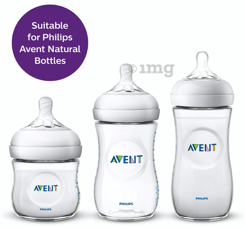 White Philips Avent Natural Teat 3 Holes Baby Nipples at best price in  Mumbai