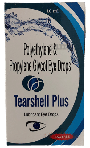 Tearshell Plus Lubricant Eye Drops BKC Free image