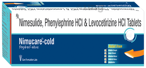 Nimucare Cold 100mg/5mg/5mg Tablet